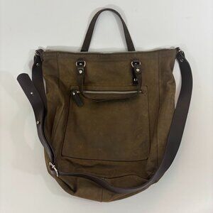 M0851 Leather Crossbody Bag – Distressed Brown
